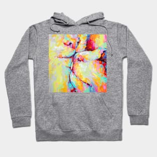 Conceptual abstract picture of cats. Hoodie